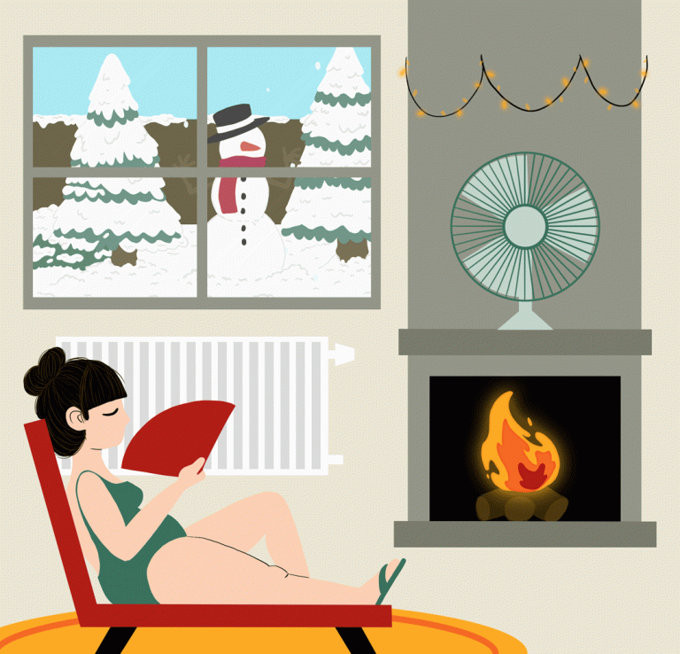 Ilustración animada que busca representar visualmente las contradicciones sociales de hoy, contrastando opulencia y despilfarro. Animación